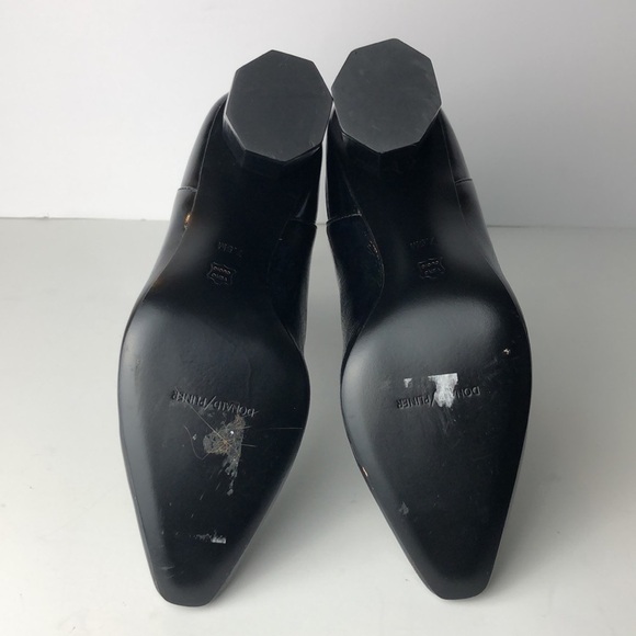 Donald J Pliner Iridescent Sleek Heeled Ankle Boots 7.5 - Picture 9 of 12